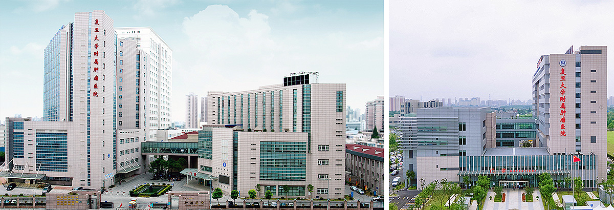 Buildings of Fudan University Shanghai Cancer Center in the hospital’s official overview